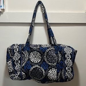 Vera Bradley Large Duffel: Canterberry Cobalt.